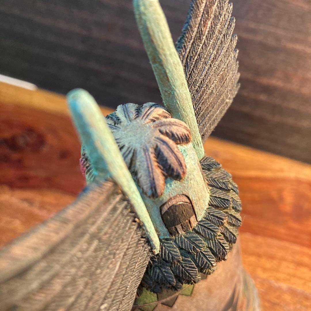 ホピ族 カチナドール　Crow Mother 【M. Bilagody作】