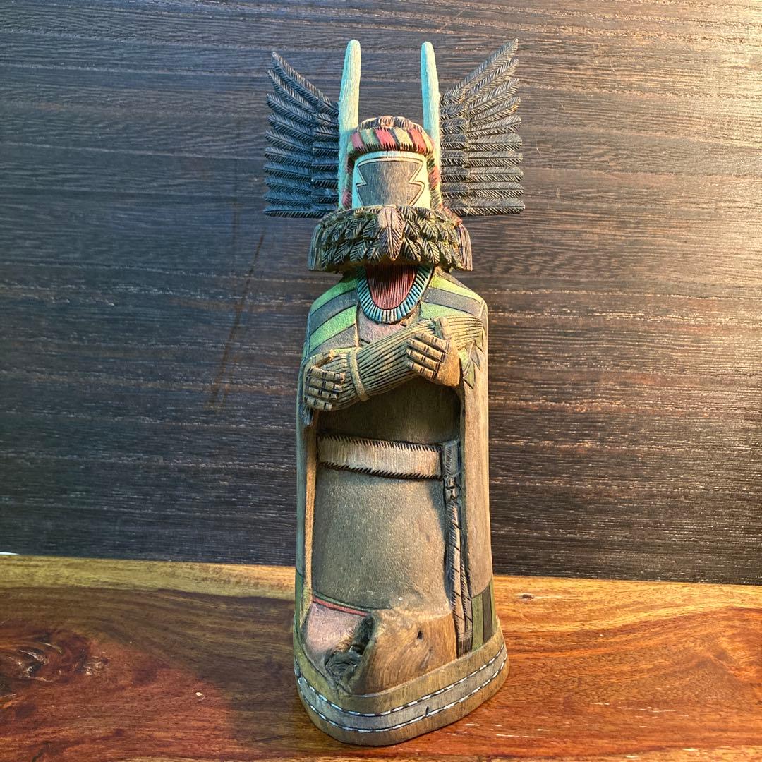 ホピ族 カチナドール　Crow Mother 【M. Bilagody作】