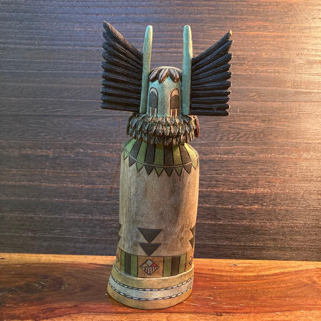 ホピ族 カチナドール　Crow Mother 【M. Bilagody作】