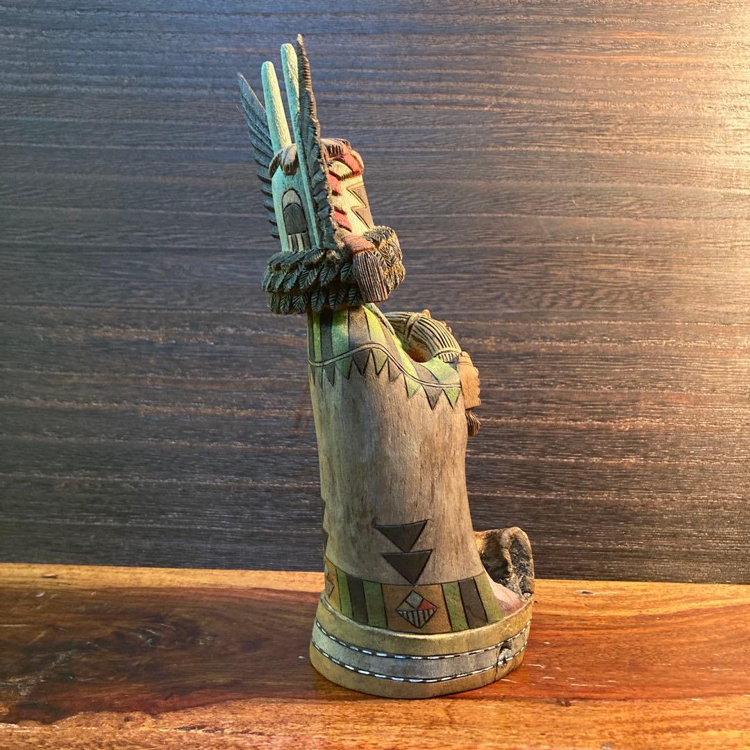 ホピ族 カチナドール　Crow Mother 【M. Bilagody作】