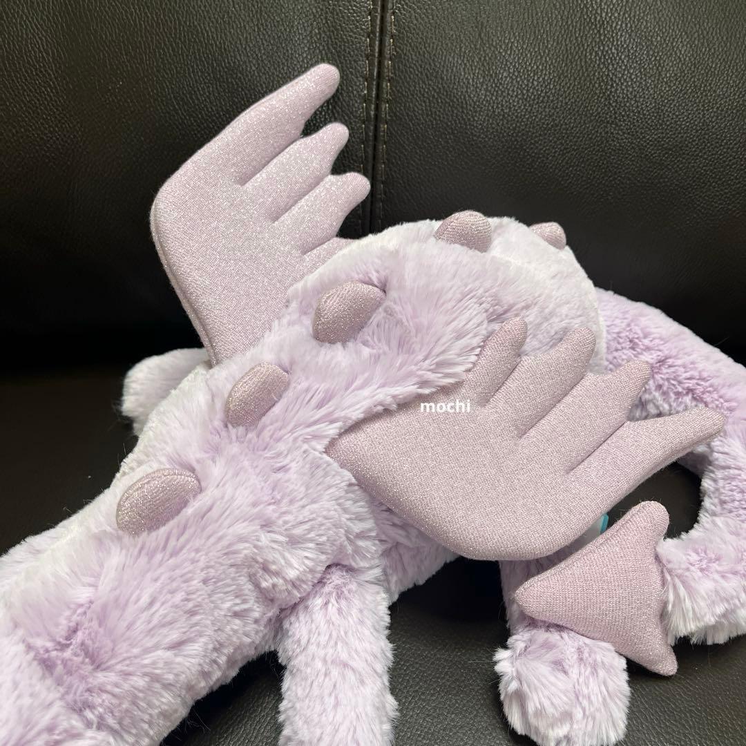  Lavender Dragon ドラゴン 紫 ぬいぐるみ