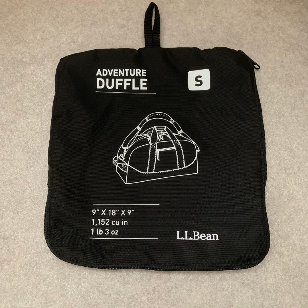 美品✨　L.L.Bean ブラック ダッフルバッグ　人気サイズS