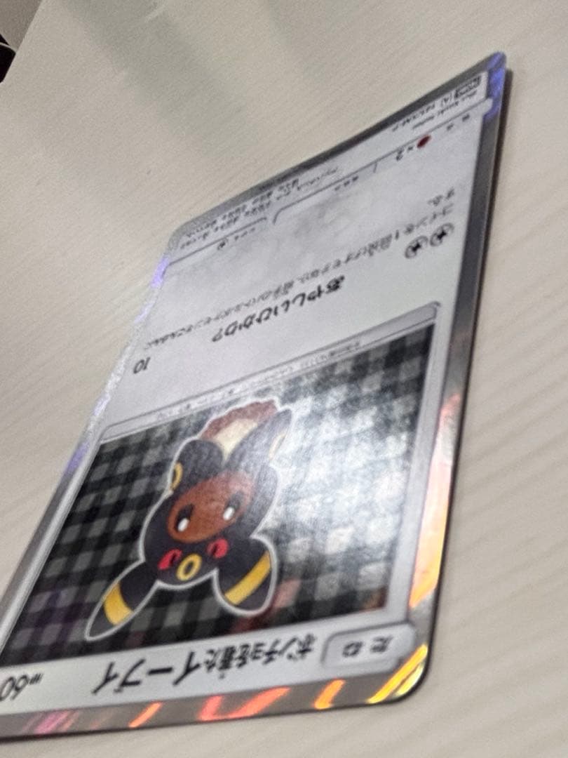 ポンチョを着たイーブイ　ブラッキー