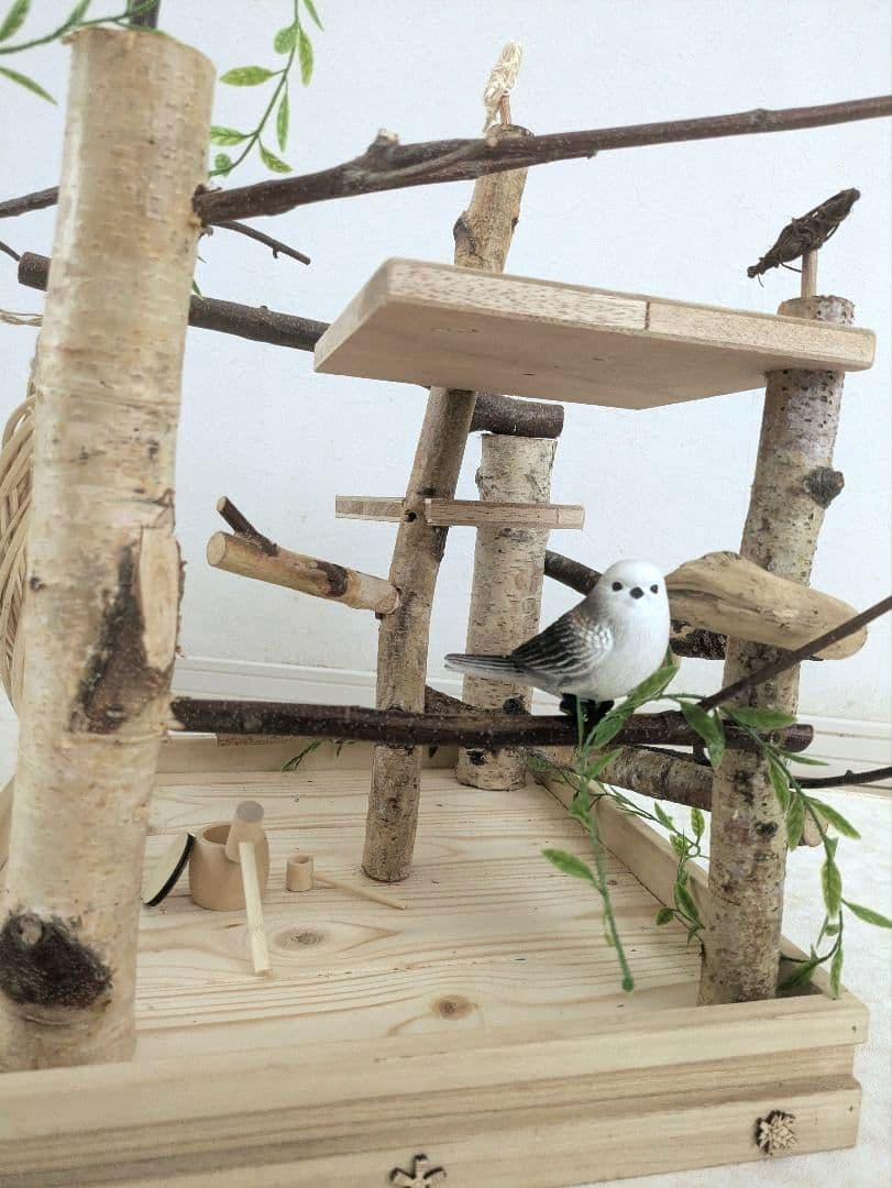 バードアスレチック　白樺の森テラス　バードトイ　餅つきセット付き