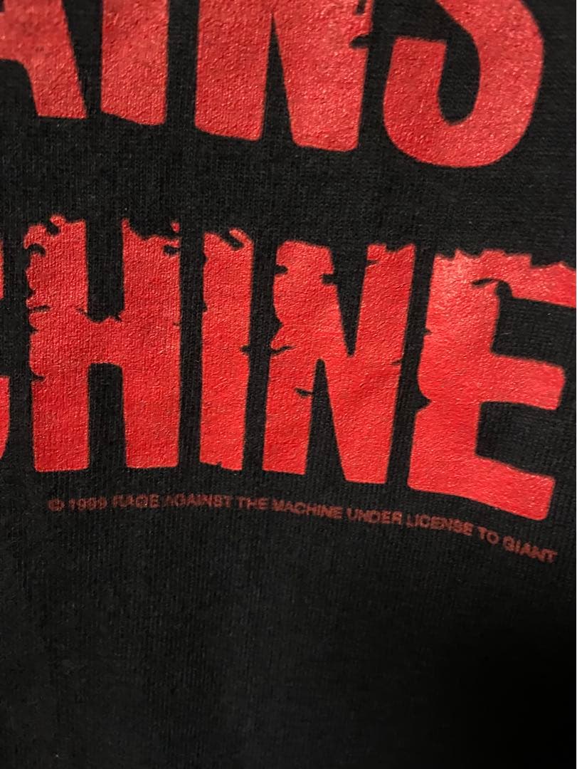 90s GIANT RAGE AGAINST THE MACHINE Tシャツ