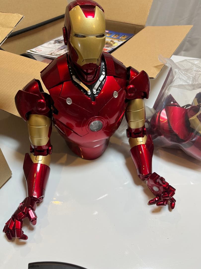 訳ありディアゴスティーニ　欠品あり アイアンマン フィギュア 約30cm