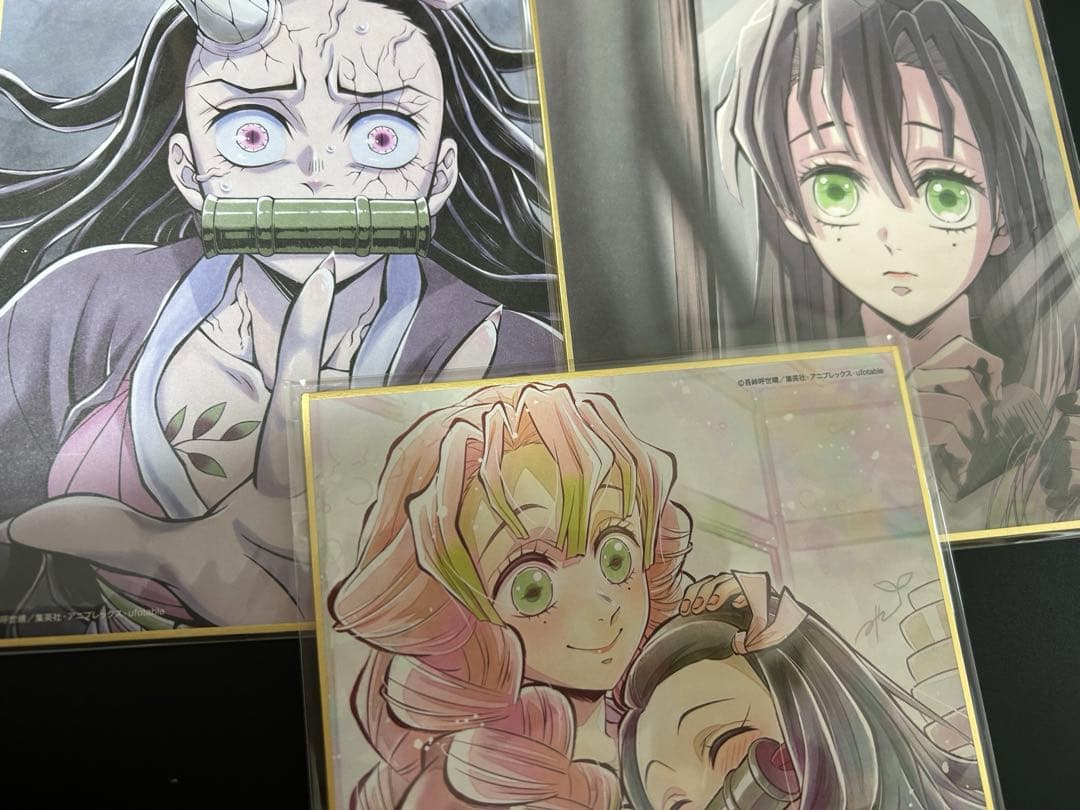 鬼滅の刃ミニ色紙　刀鍛冶の里編　黒髪　甘露寺蜜璃