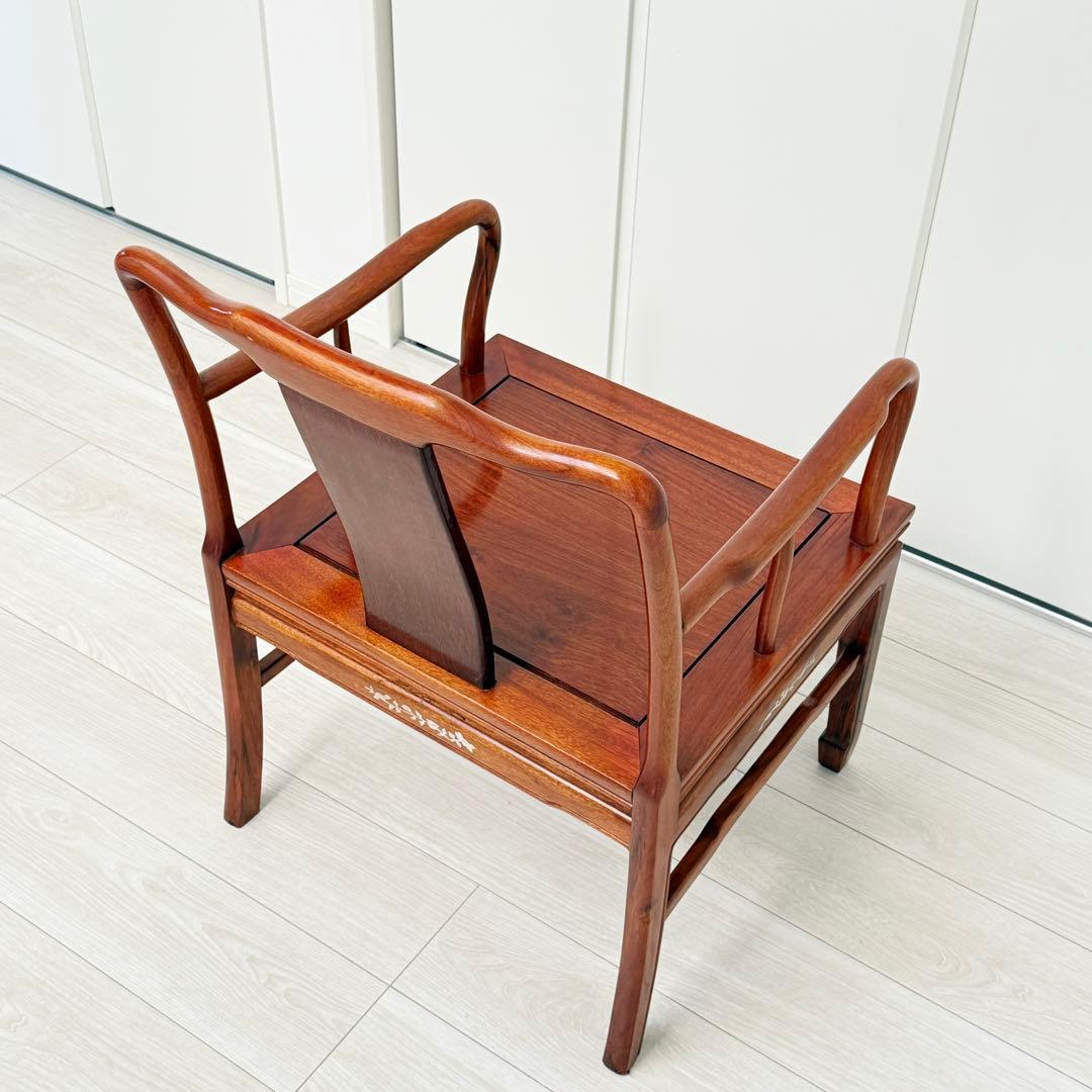 中国唐木家具 高級家具 唐木椅子 螺鈿細工 高級家具