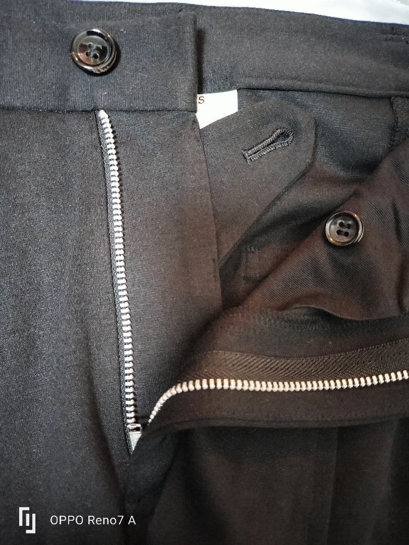 COMMEdesGARCONS コムコム サルエルパンツ ブラック　ベージュ