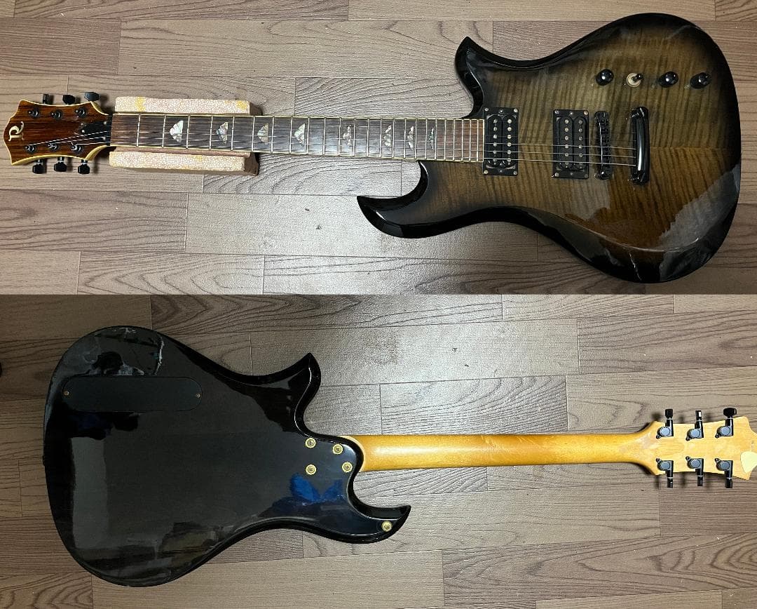 B.C.RICH イーグル ギター Eagle シースルーブラウンサンバースト