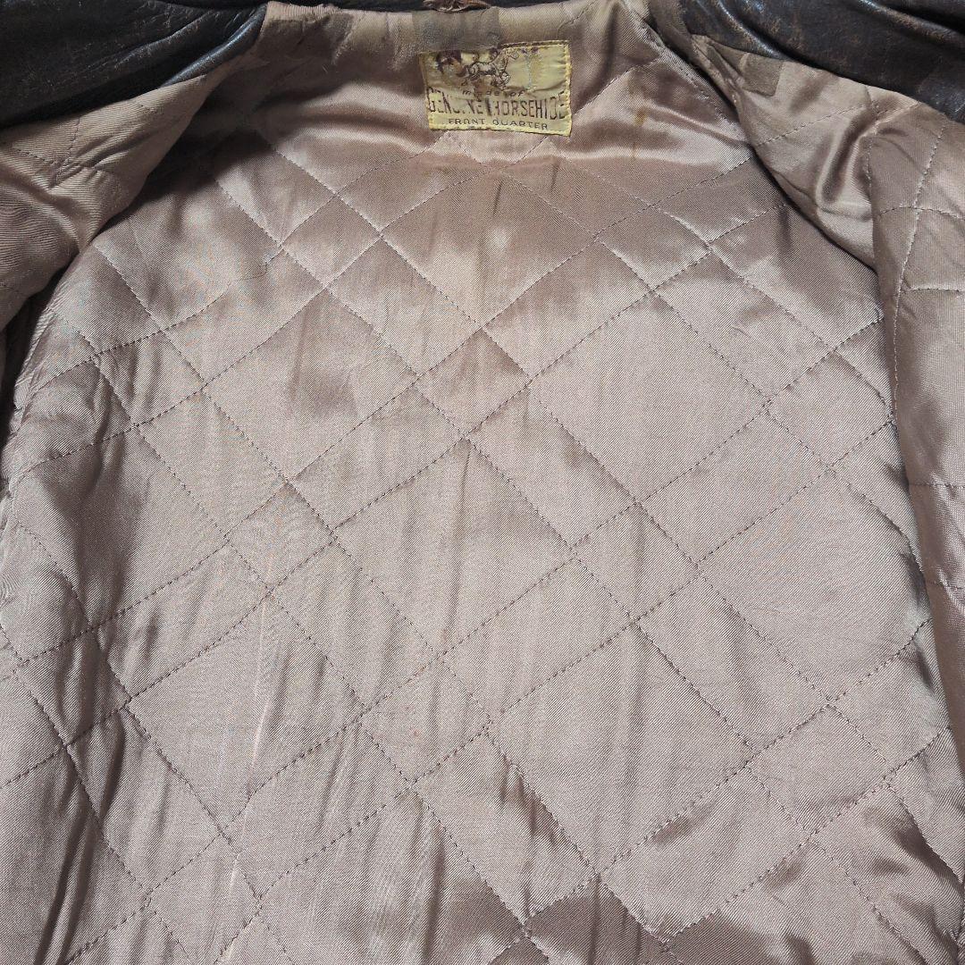 50's 60's ヴィンテージ ホースハイドレザージャケット