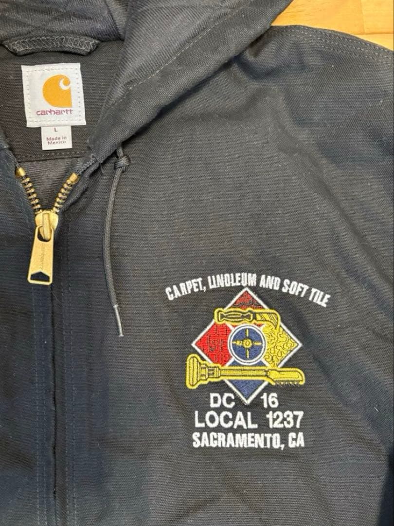 ふ*ん様 完品Carhartt アクティブジャケット黒 L 企業系sacrame