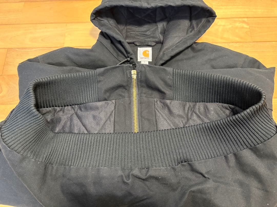 ふ*ん様 完品Carhartt アクティブジャケット黒 L 企業系sacrame