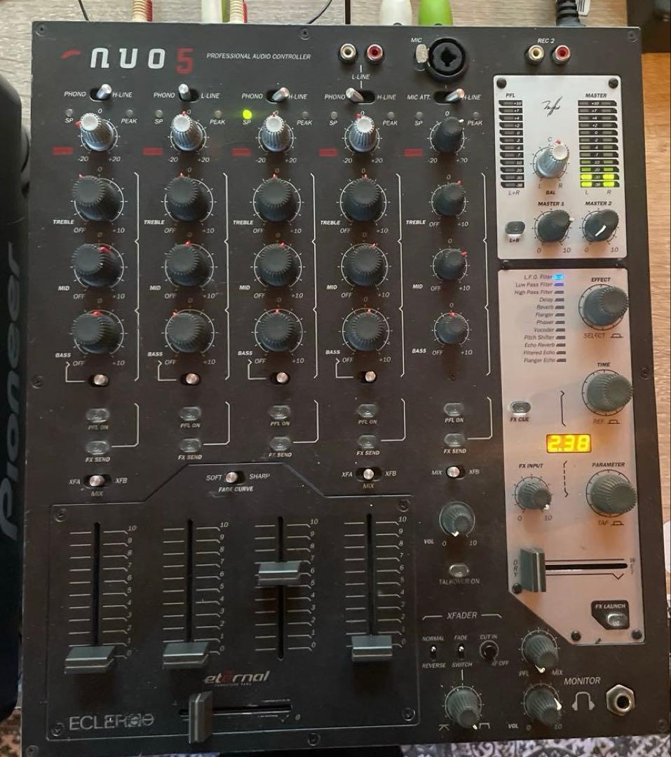 ECLER エクラー　nuo5 djミキサー　一部難あり