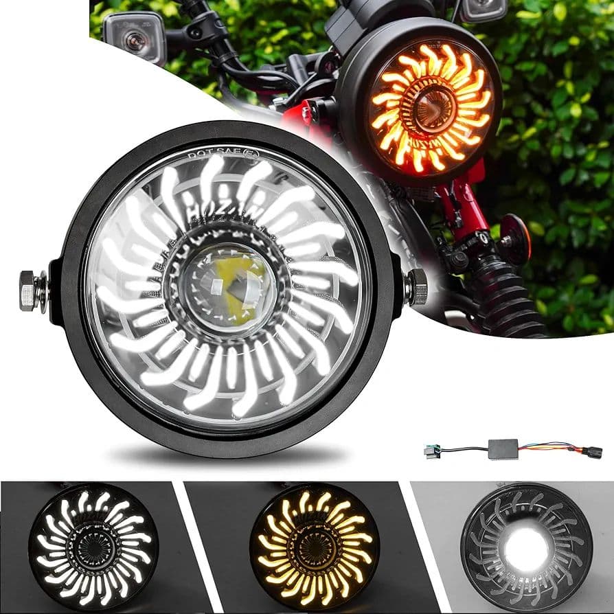 Motikvans ホンダ CT125 ハンターカブ LED ヘッドライトDRL