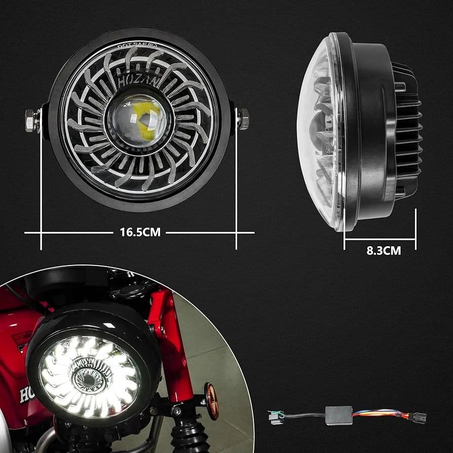 Motikvans ホンダ CT125 ハンターカブ LED ヘッドライトDRL