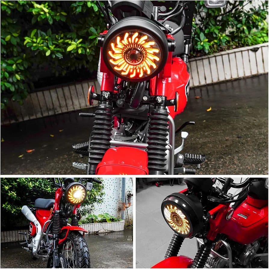 Motikvans ホンダ CT125 ハンターカブ LED ヘッドライトDRL
