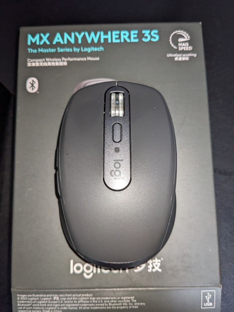 logitech logicool MX ANYWHERE 3S ブラック 本体