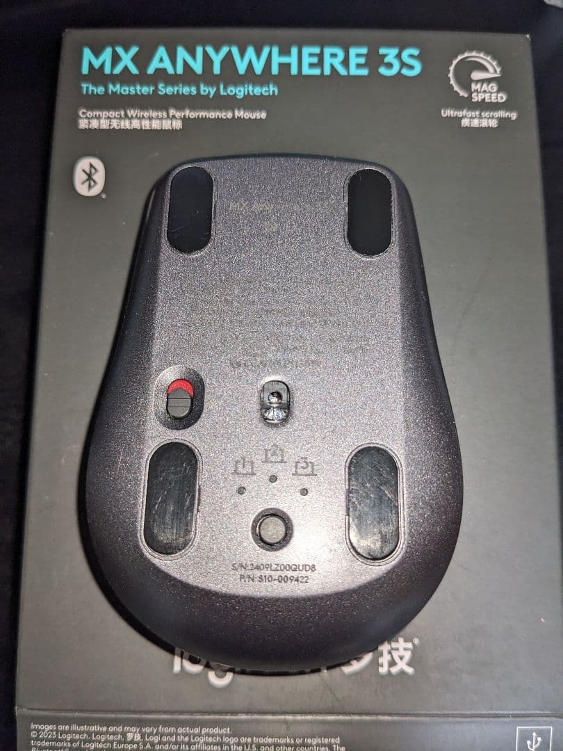 logitech logicool MX ANYWHERE 3S ブラック 本体