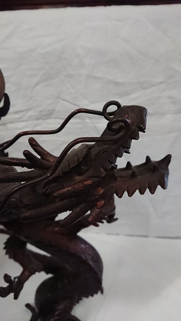 骨董 アンティーク 雑貨 置物　銅？