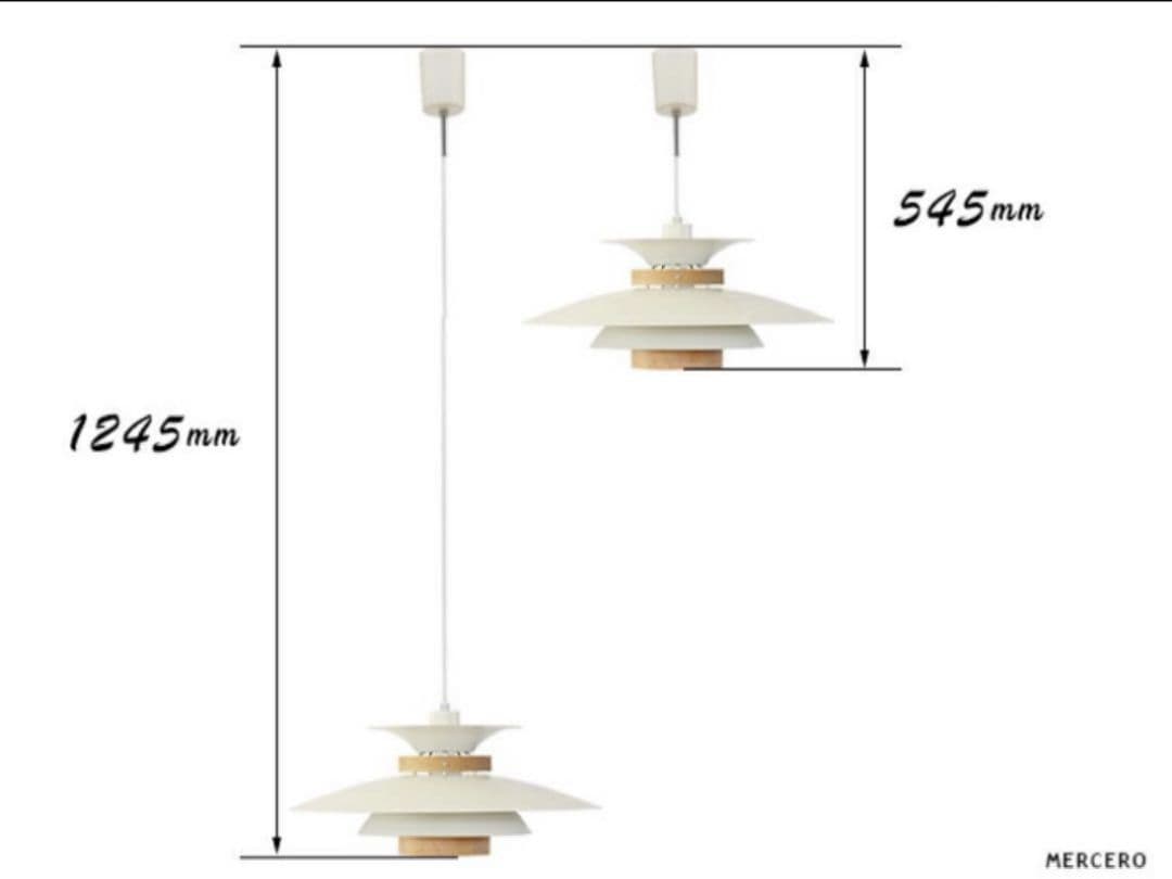 北欧ペンダントライト [MERCERO メルチェロ] ナチュラル