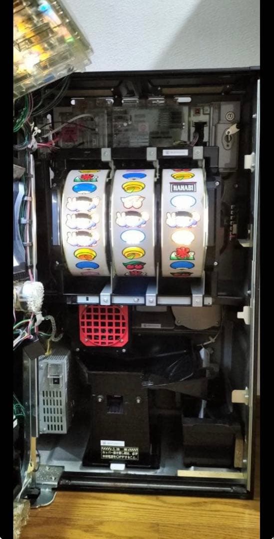 【パチスロ実機】アクロス★ハナビ HANABI 花火（黒）【不要機付】