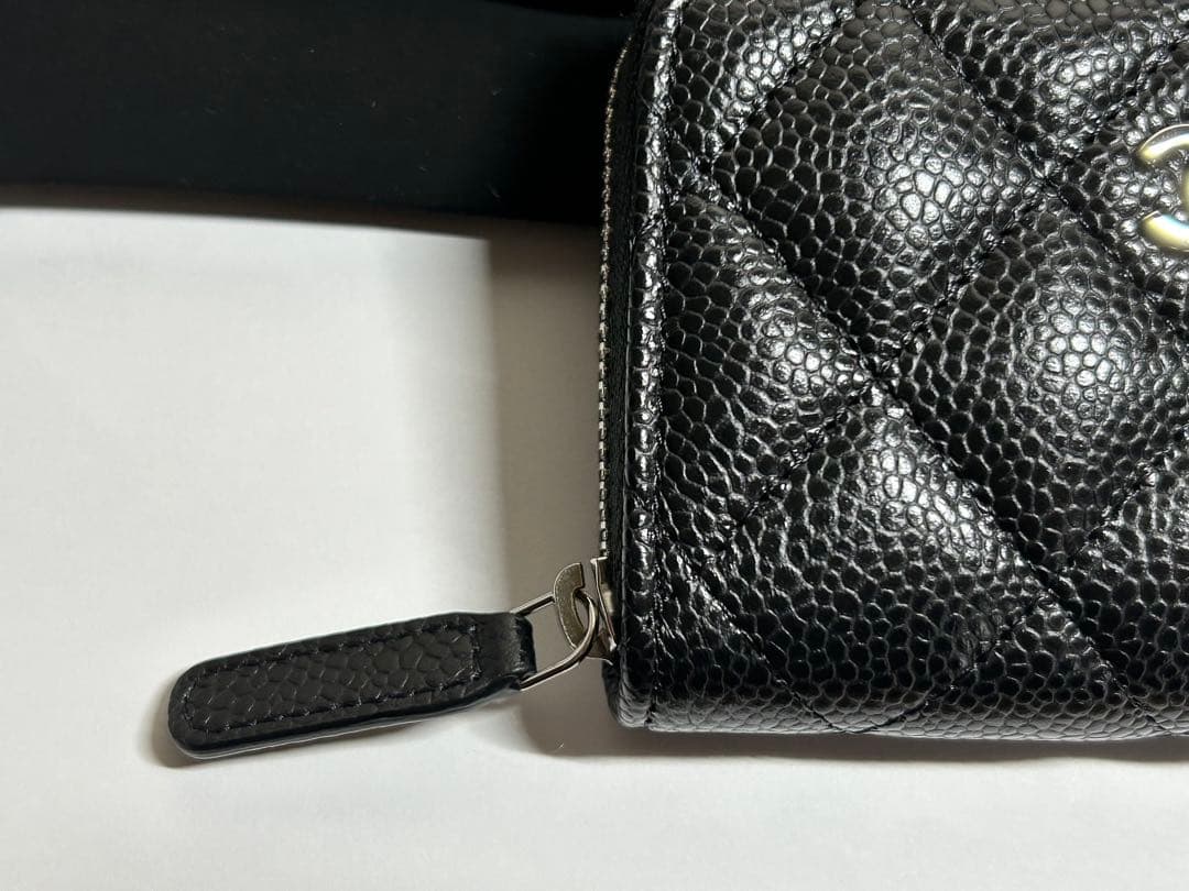 あちち CHANEL ブラック レザー ケース