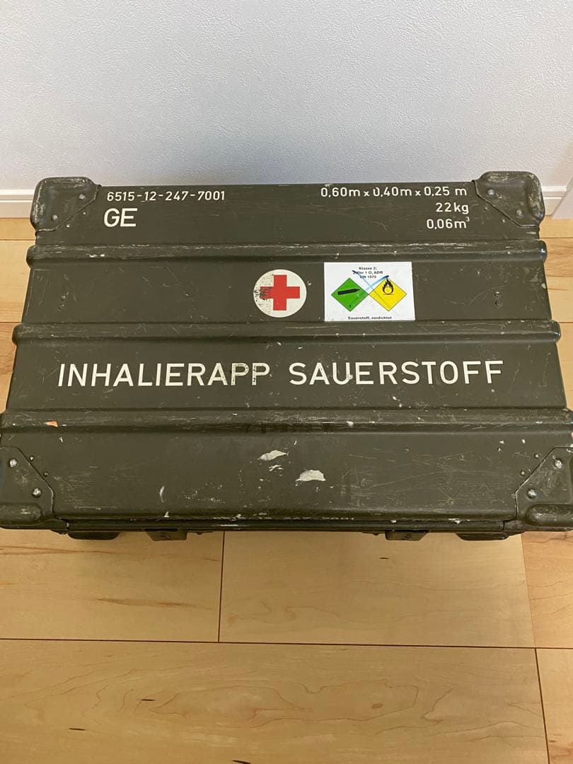 zarges 60sドイツ軍ビンテージアルミコンテナ　ミリタリー