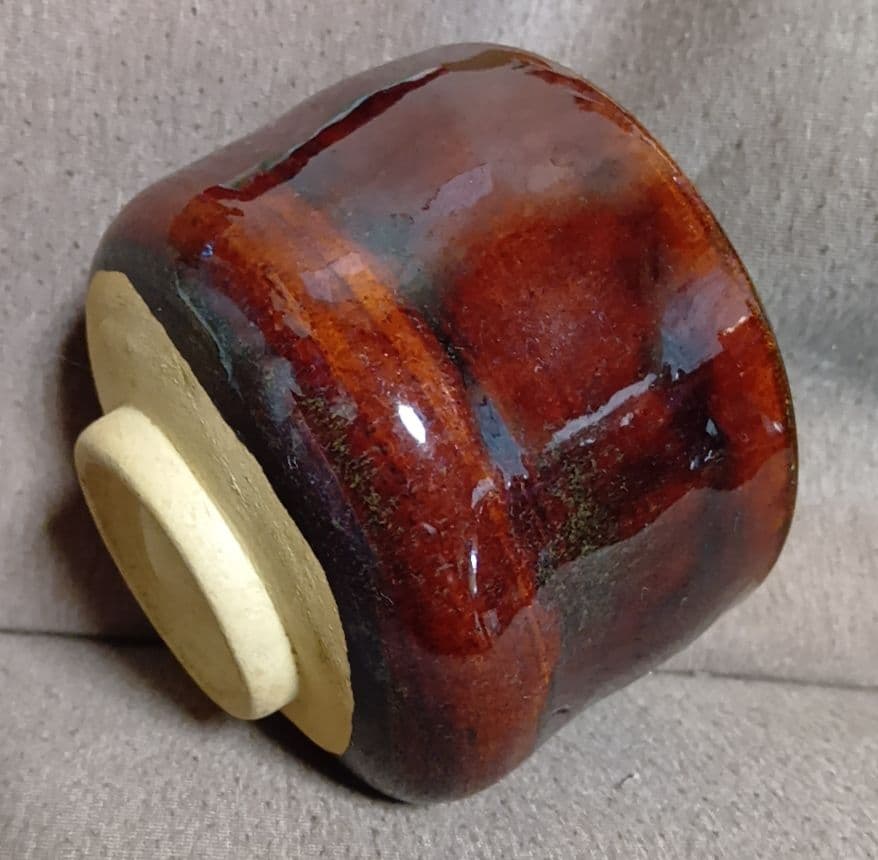 骨董品　飴釉　大樋焼　茶碗　抹茶碗　茶道具　茶器　極美品‼️