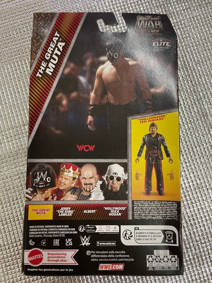 WWE マテル　エリート　グレートムタ(nWo 超レア限定ver) 新品未開封