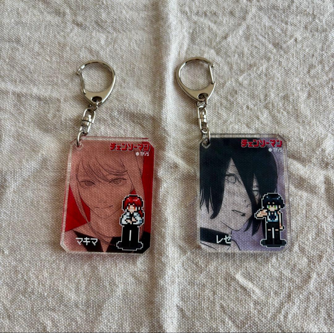 チェンソーマン　シックアクリルキーホルダー　マキマ　レゼ