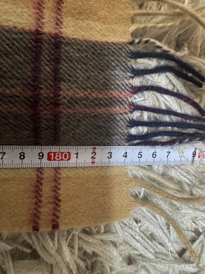 『最終お値下げ』Joshua Ellis チェック柄カシミヤマフラー