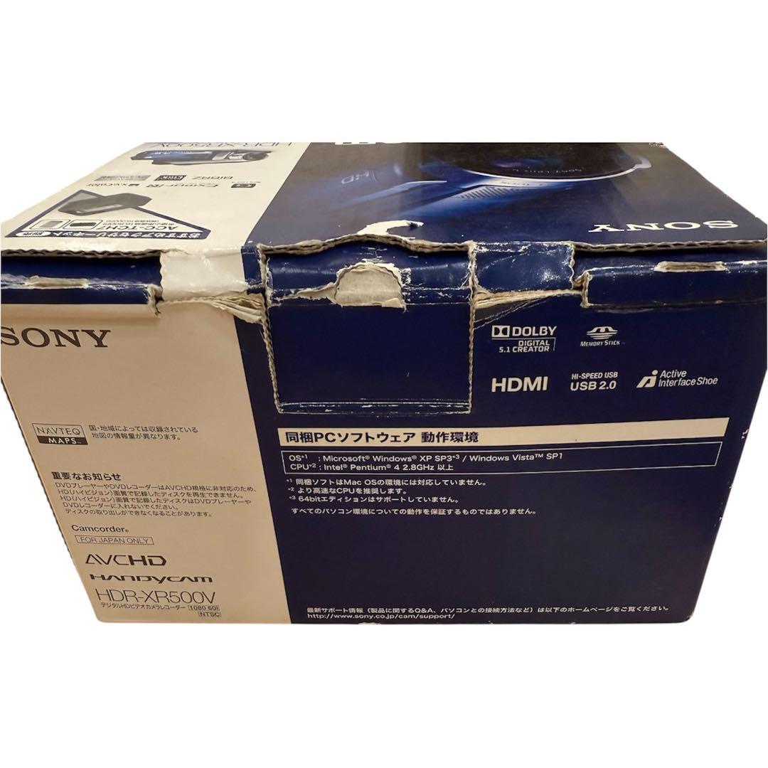 【美品】SONY ソニー HDR-XR500V ビデオカメラ ハンディカム