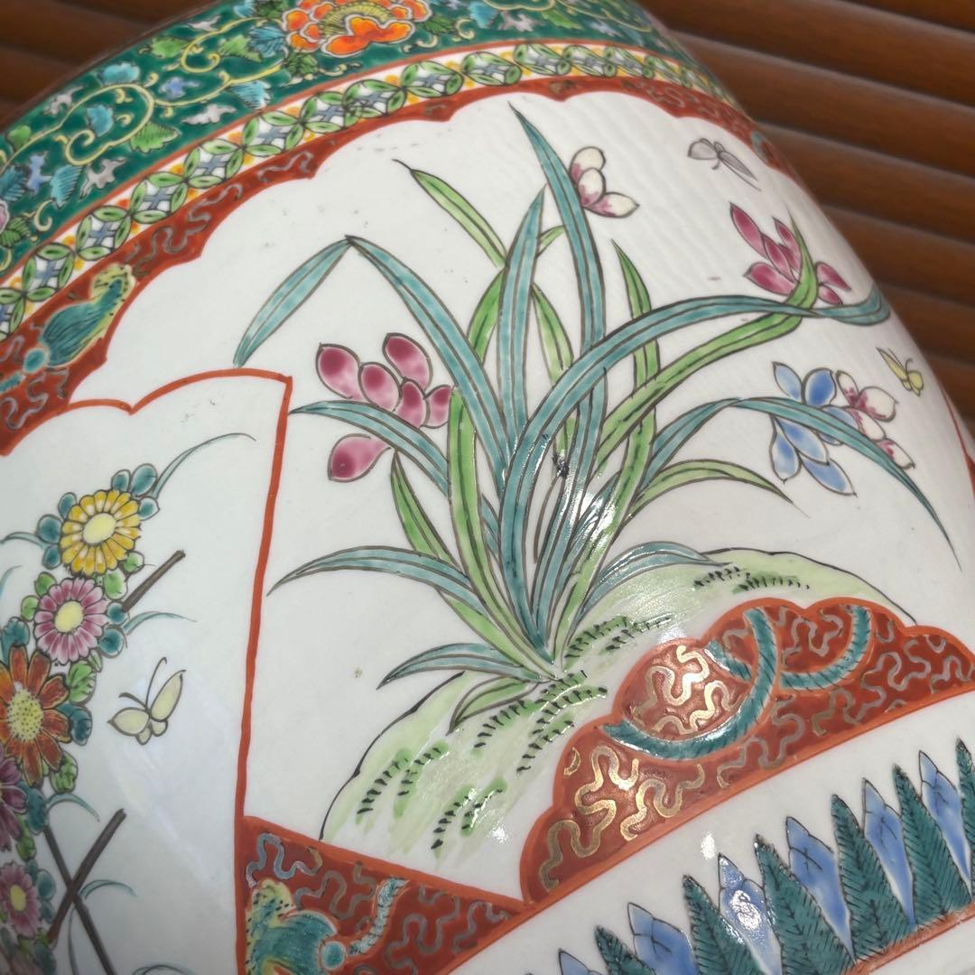 古伊万里◎赤絵火鉢