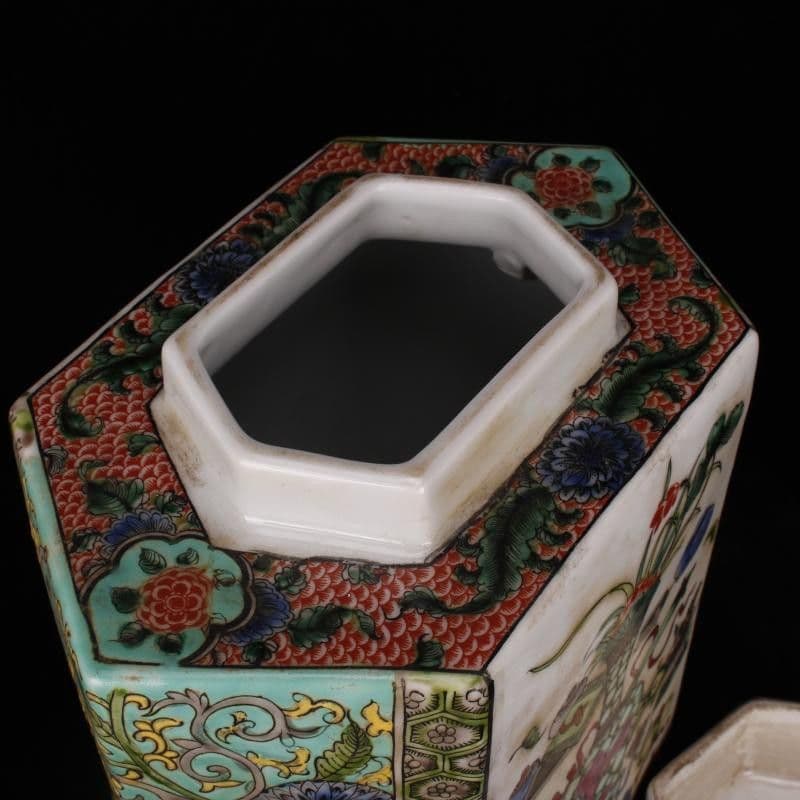 清康熙パステル博古紋茶壺 景徳鎮 陶磁器 装飾品 現代工芸品美術品 置物