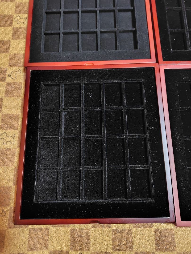 ZIPPOコレクションケース 木箱6段120個収納ケース中古品