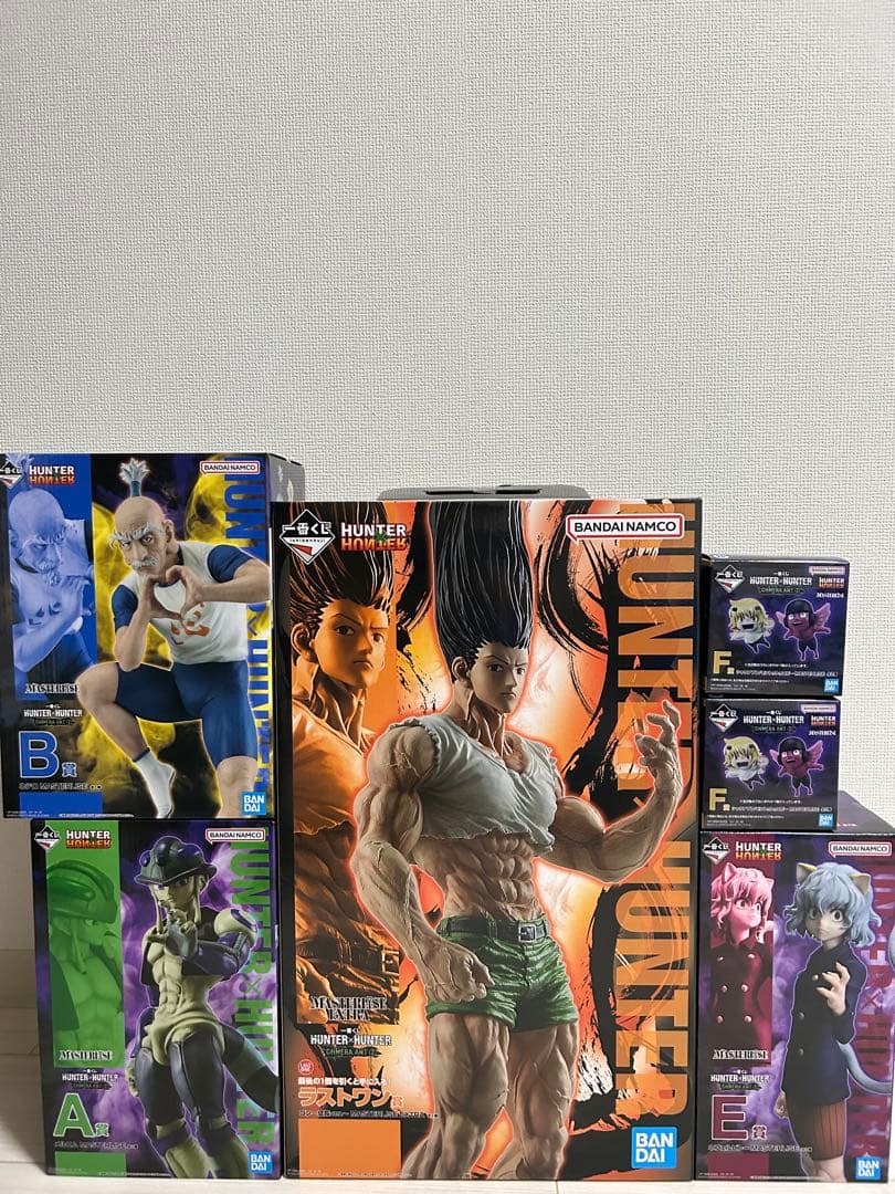 一番くじ HUNTER×HUNTER ラストワン、A、B、E賞 オマケ付