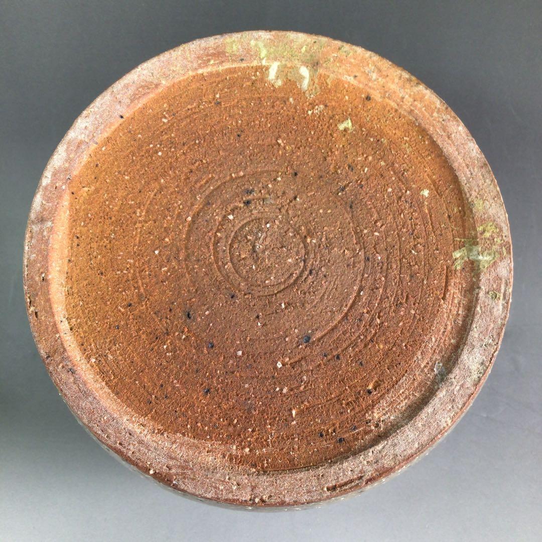 Ｒ４７４　水指　『四代　中野陶痴造』『絵唐津』『一重口水指』　共箱　茶道具