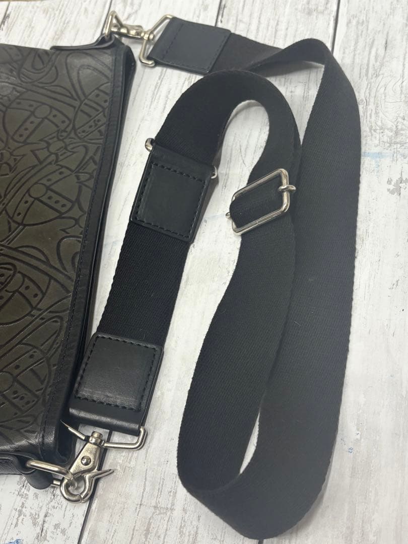 ヴィヴィアンウエストウッド　ショルダーバッグ　レザー　総柄　オーブ