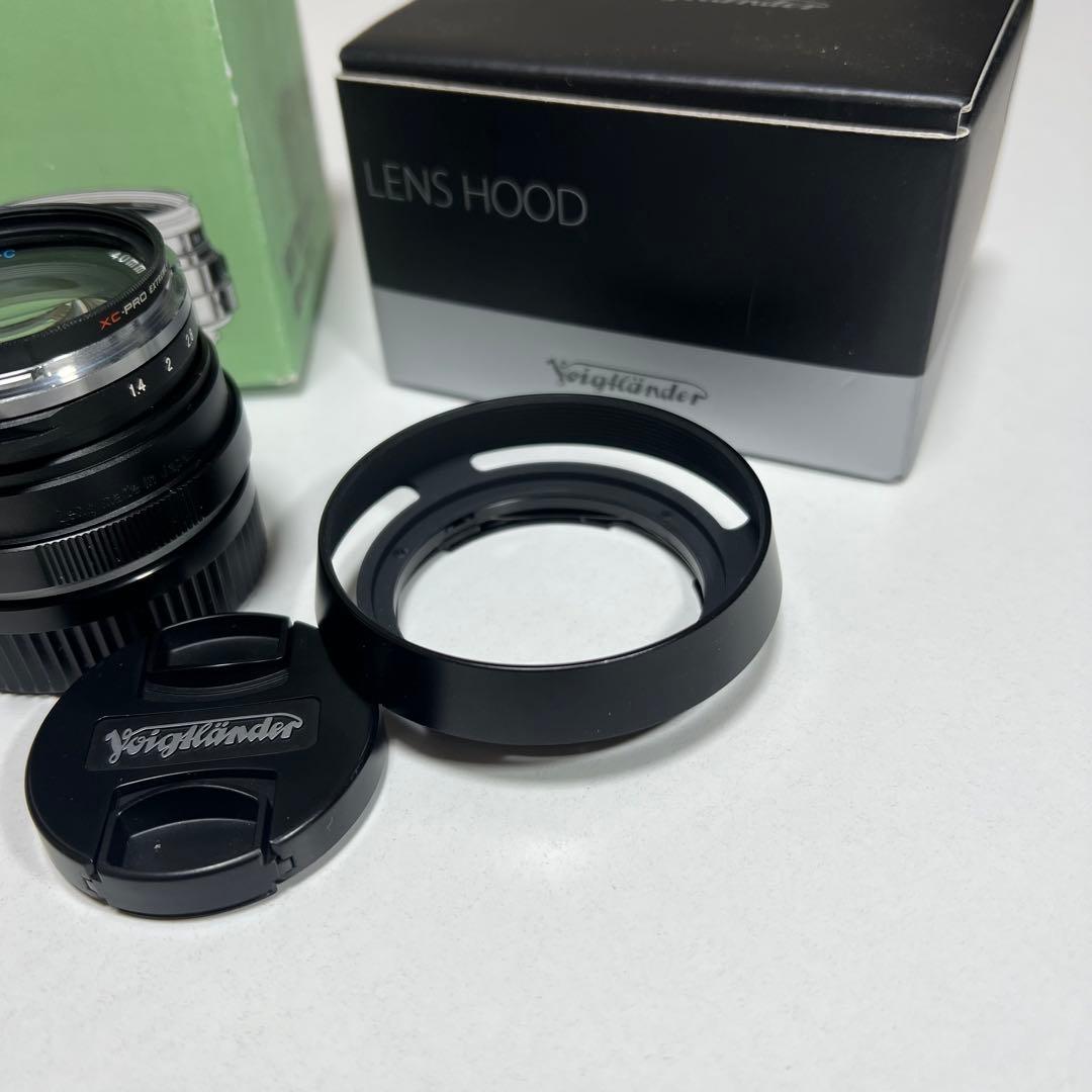 NOKTON classic 40mm F1.4 SC VM フード付