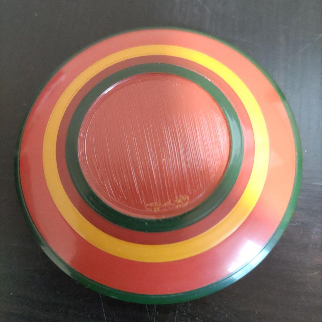 5代川端近左氏 独楽塗香合