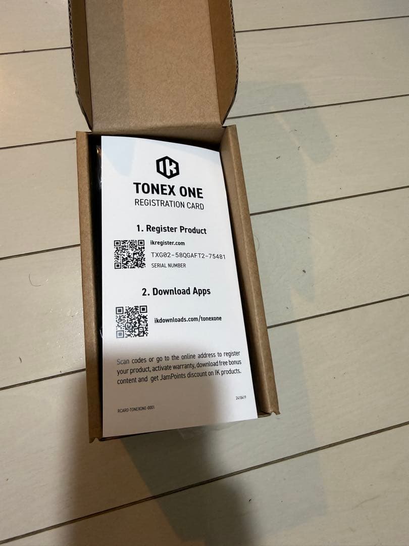 IK TONE X ONE ギターエフェクター