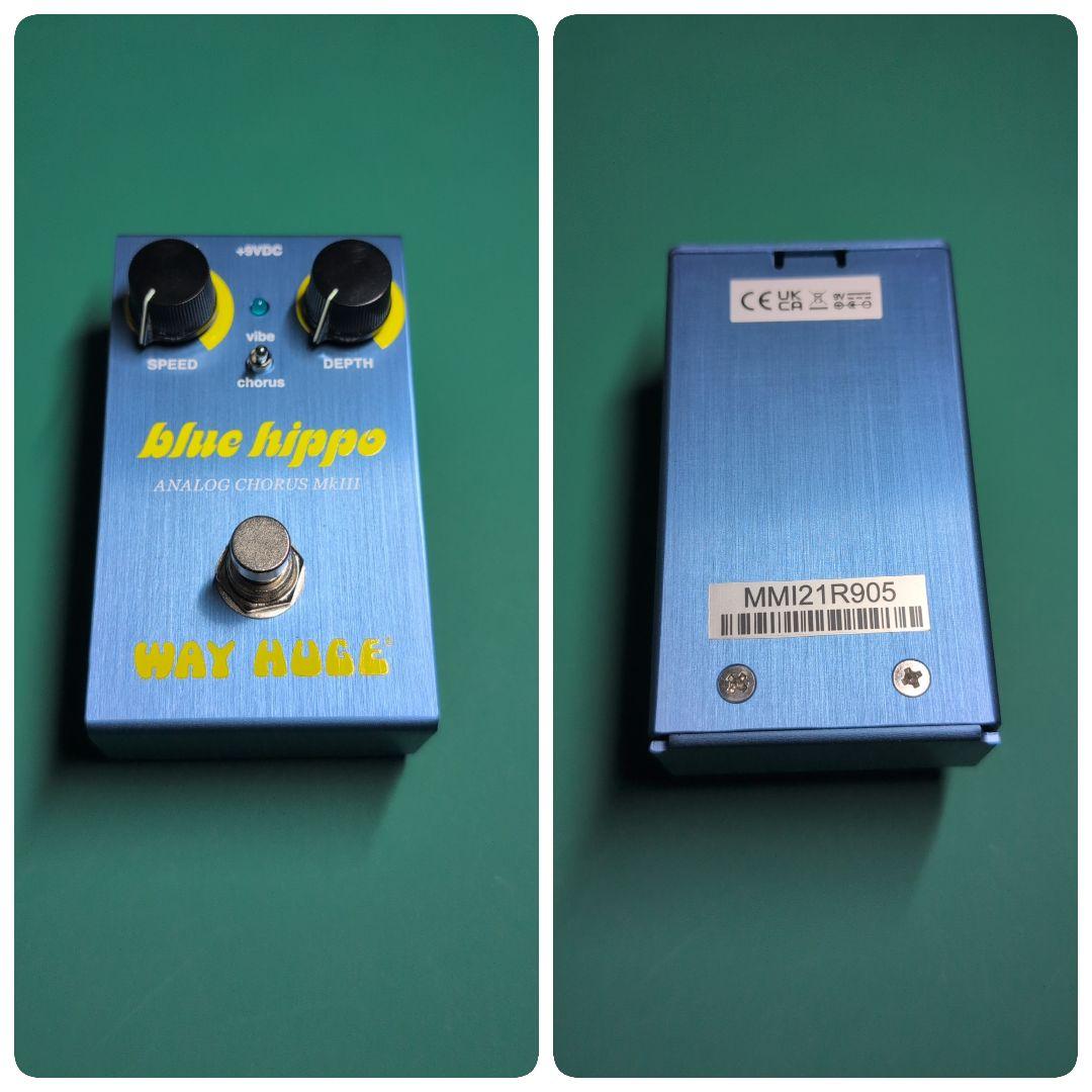 WAY HUGE blue hippo コーラスエフェクター(新品同等品)