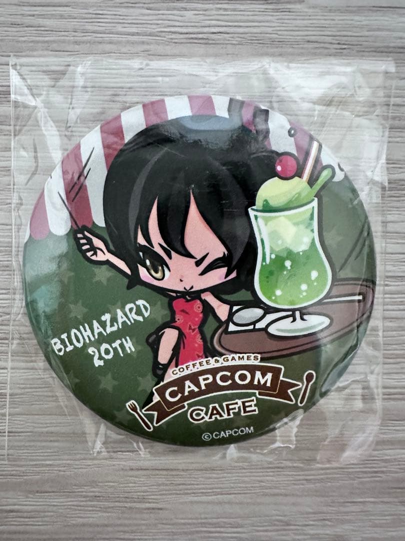 バイオハザード カプコンカフェ20周年 缶バッジ 2個セット
