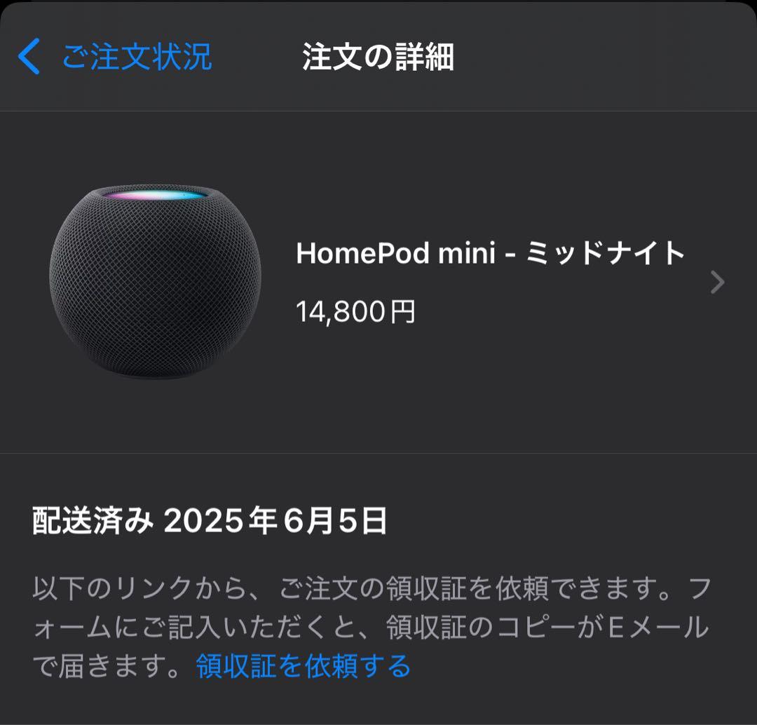 Apple Pod mini - ミッドナイト