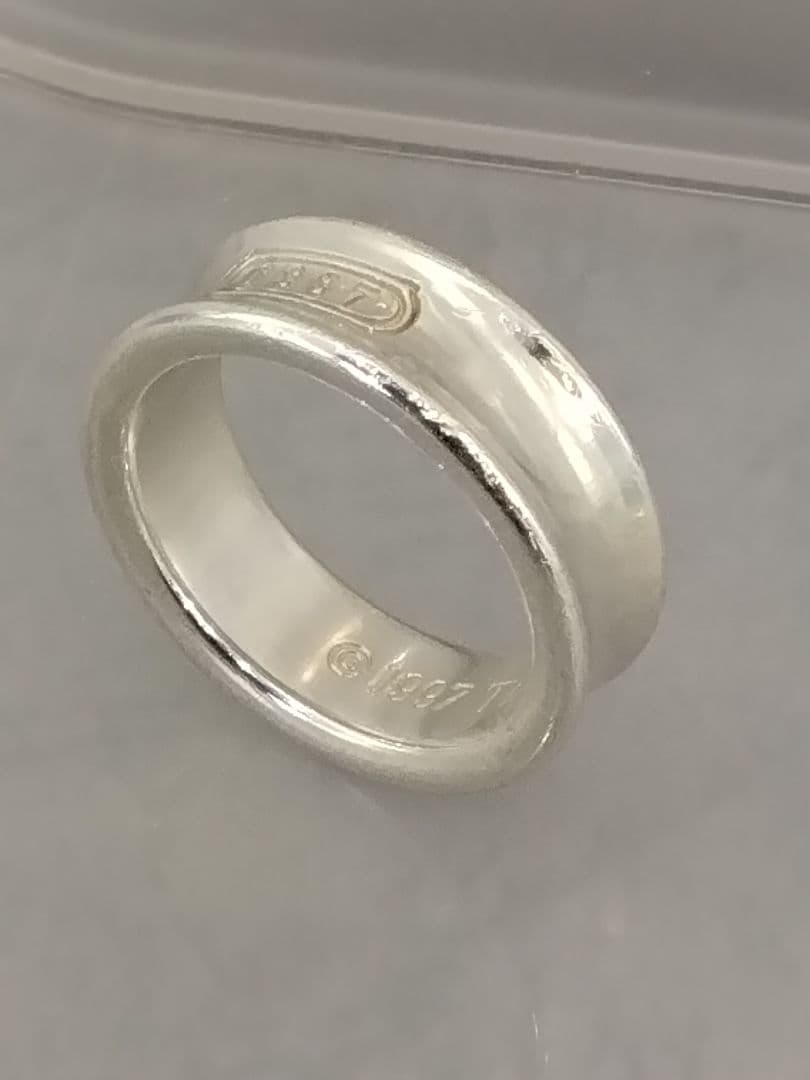 TIFFANY　ナローリング　シルバーリング　#13　　中古品
