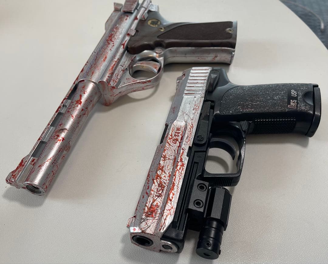 モデルガン 血のり仕様 2点
