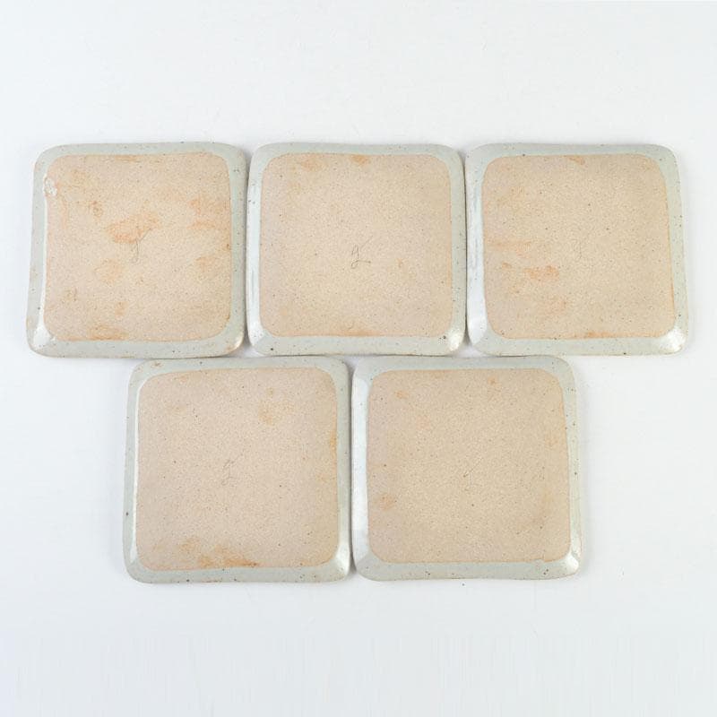 和食器　茶懐石　幸兵衛窯　銘々皿　五客　共箱　N　9377