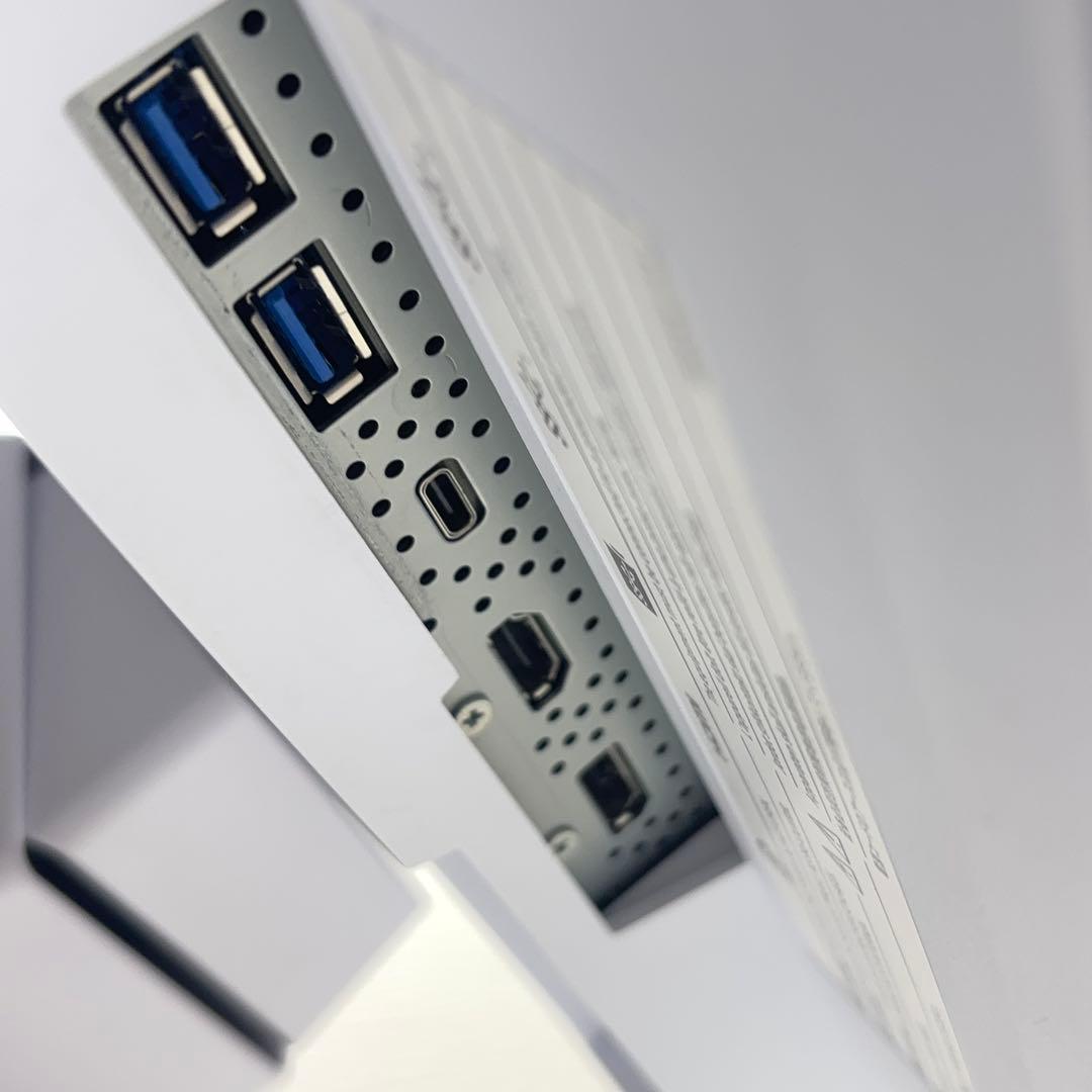 【美品・使用641h】EIZO EV2480-WT USB-C対応 23.8型