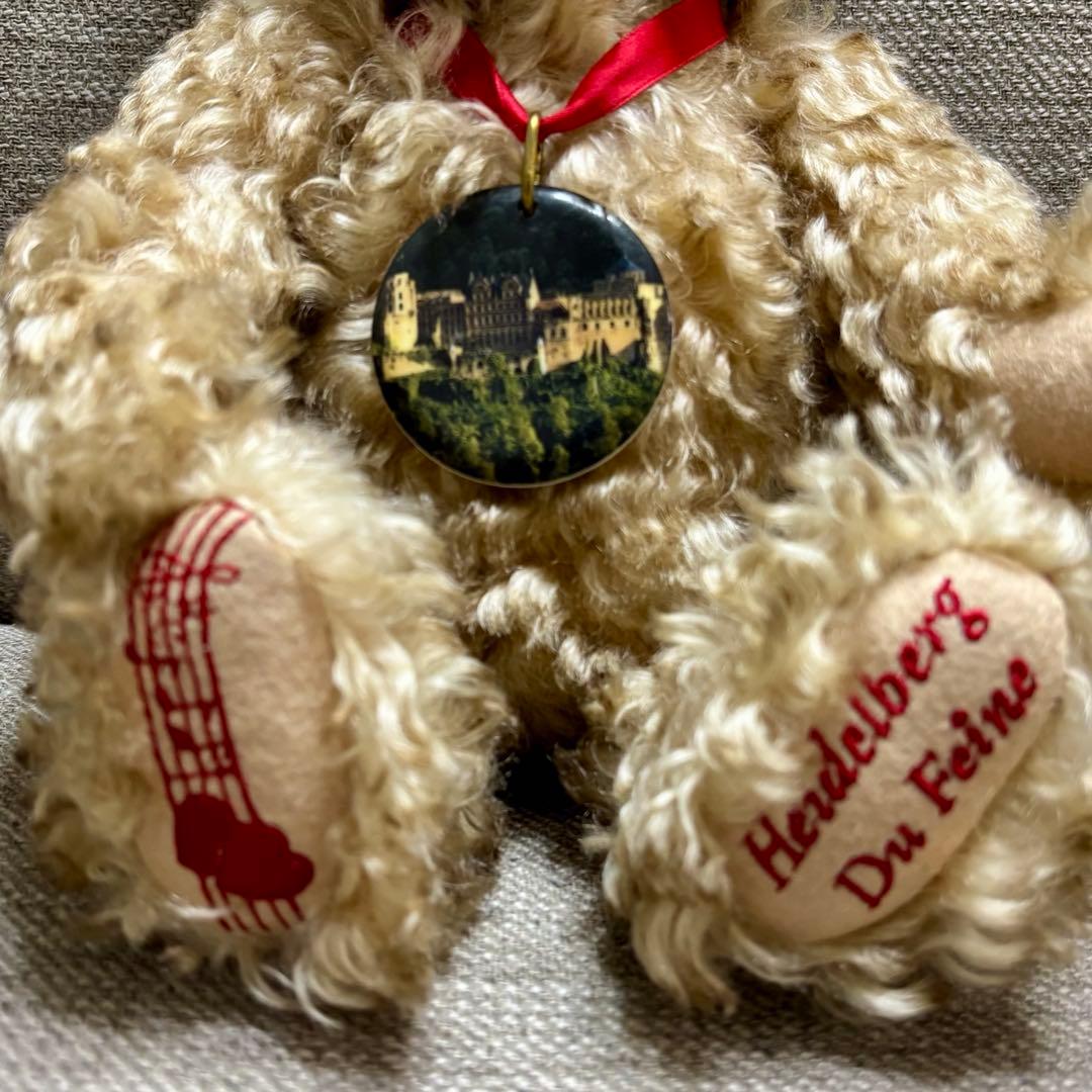 激レア品！シュタイフ ハイデルベルク テディベア メダル付きぬいぐるみ 白タグ